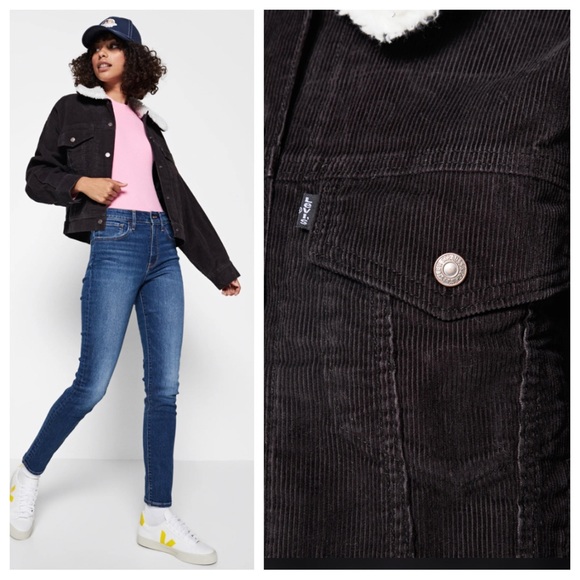 NWT Levi's® Sherpa Baby Baggy Jacket - Picture 3 of 8